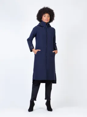 -Cappotto lungo donna invernale neoprene