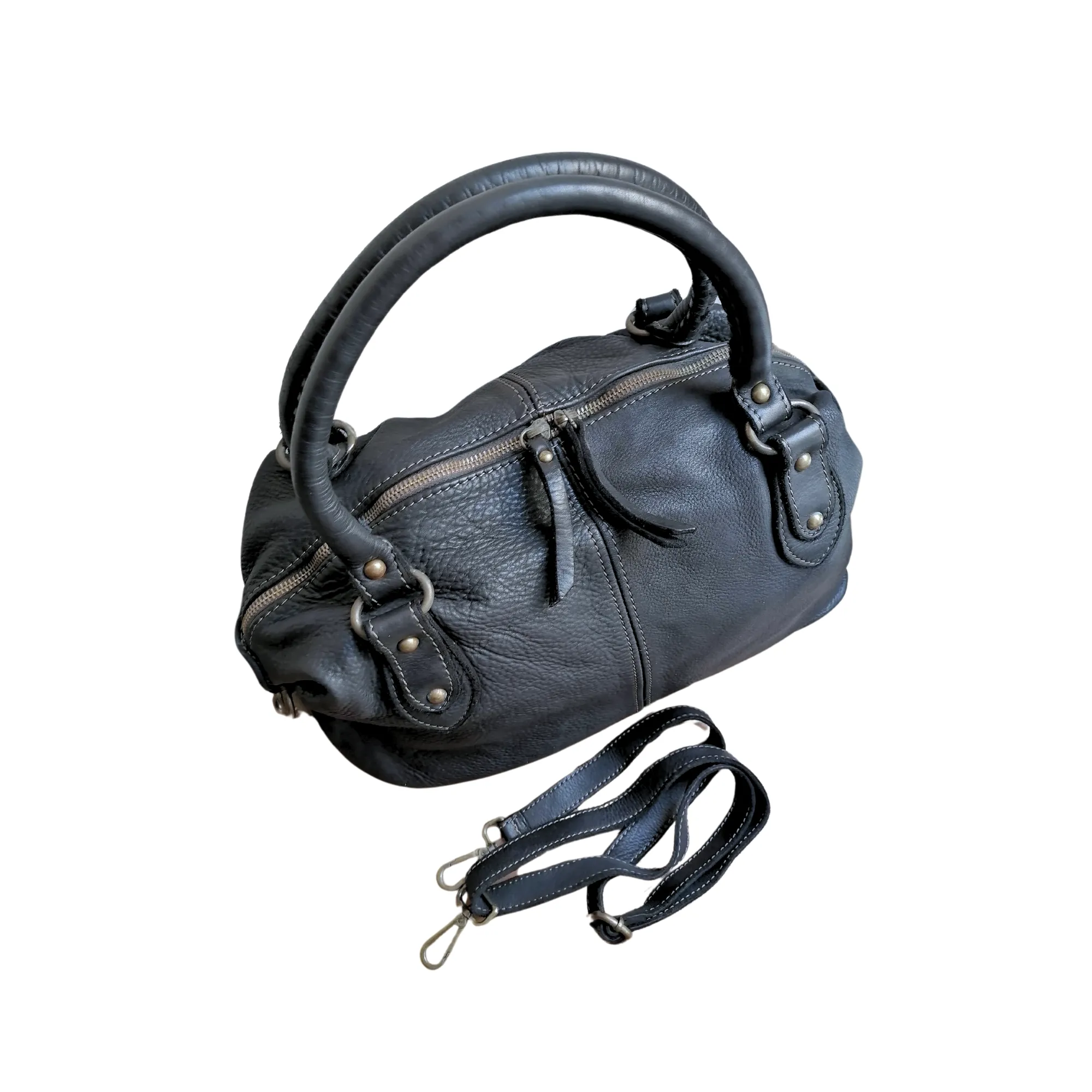A Metà  Prezzo! Stock SS204 Borsa a Mano Morbidissimo in Pelle Sauvage Stile Vintage