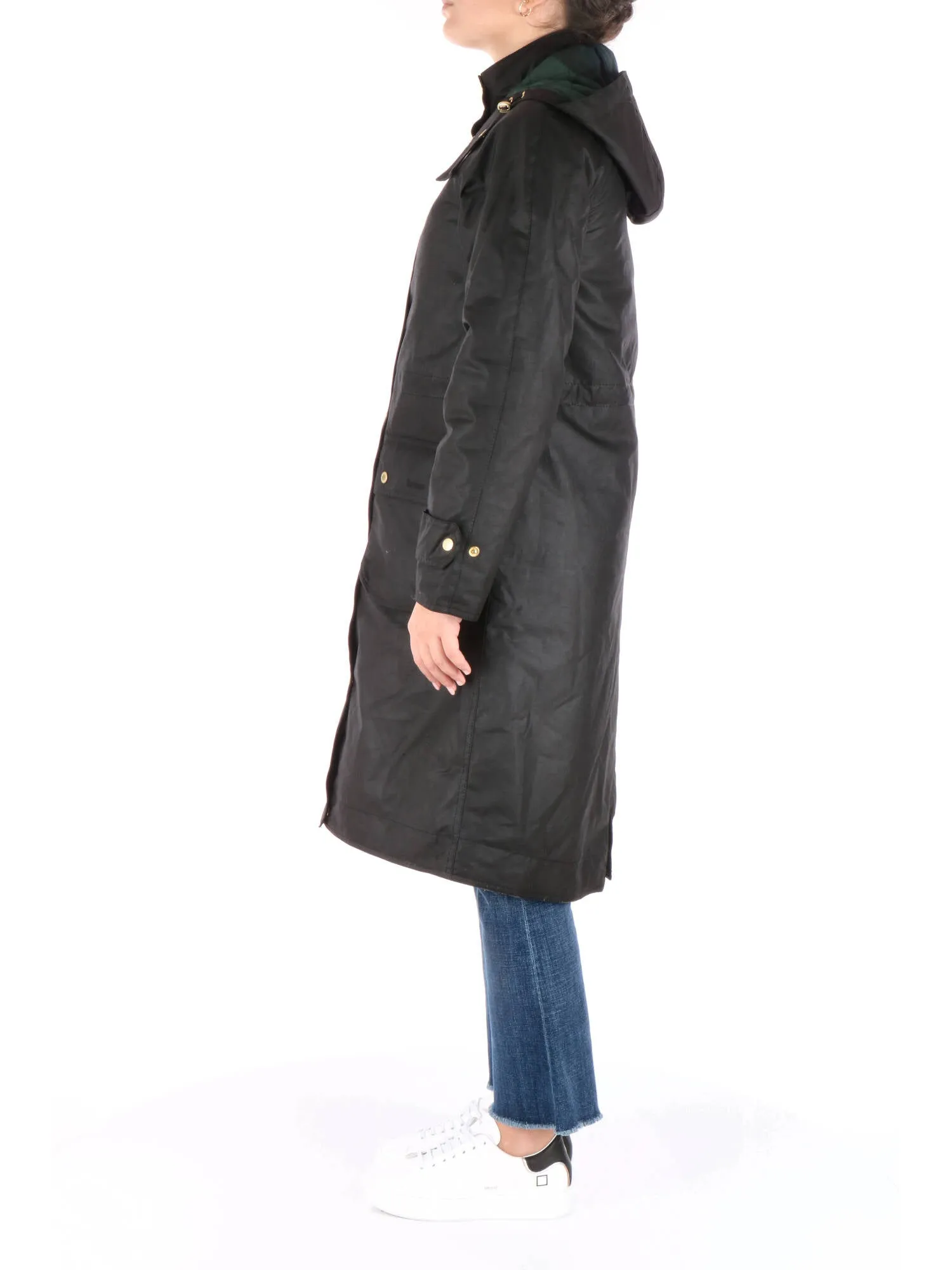 Barbour giacca donna lunga cerata Cannich