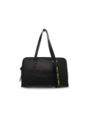 Borsa a mano Rebelle ASSIA BIG DOLLARO in pelle nero