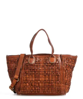  Campomaggi Prestige Borsa shopper pelle di vacchetta finemente grana cognac  