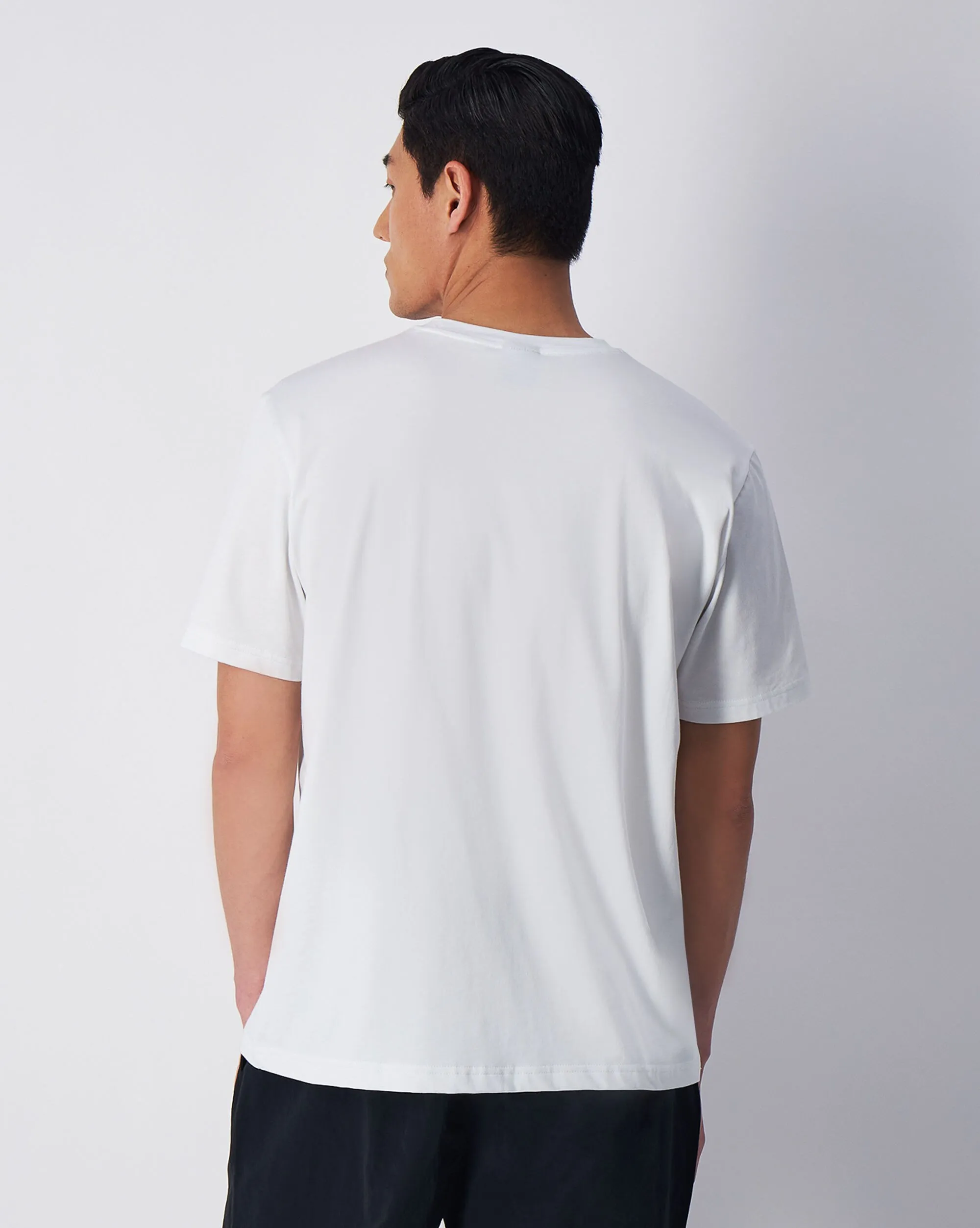 Champion T-Shirt Girocollo Bianco Uomo