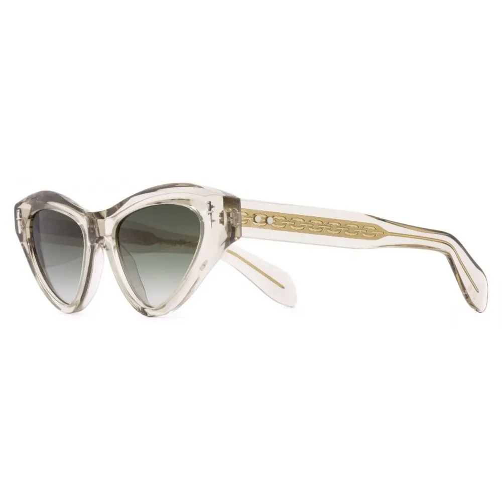 Cutler & Gross - The Great Frog Mini Cat Eye Sunglasses - Sand Crystal - Luxury - Cutler & Gross Eyewear