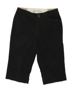 DOCKERS Womens Bermuda Shorts US 10 Large W32  Navy Blue Cotton