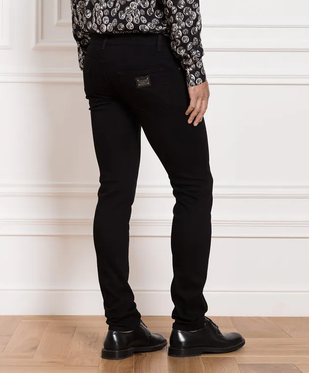 Dolce&Gabbana Jeans slim neri GY07LDG8GW6