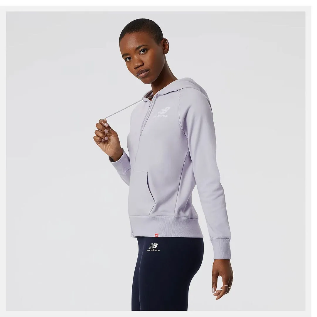 Felpa da donna New Balance con cappuccio