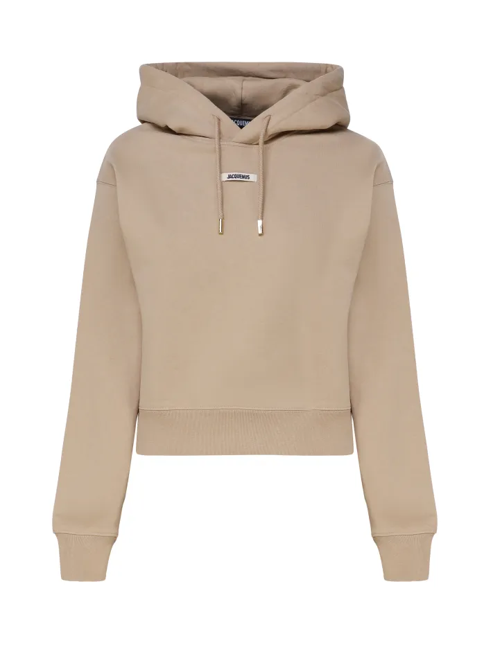 FELPA IN COTONE CON CAPPUCCIO