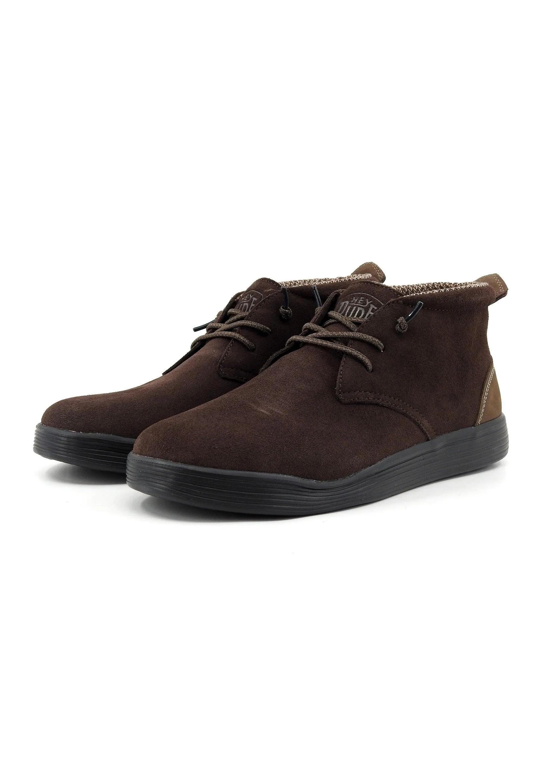 HEY DUDE Jo Suede Stivaletto Uomo Java Marrone 40605-213
