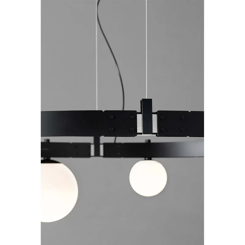 KARMAN Lampada a sospensione STANT circolare grande, nero