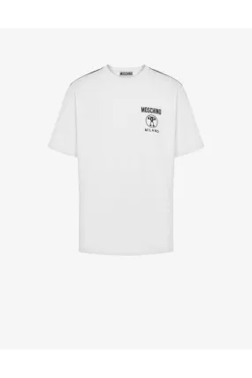   Moschino     Moschino T-Shirt In Cotone Organico Double Question Mark    