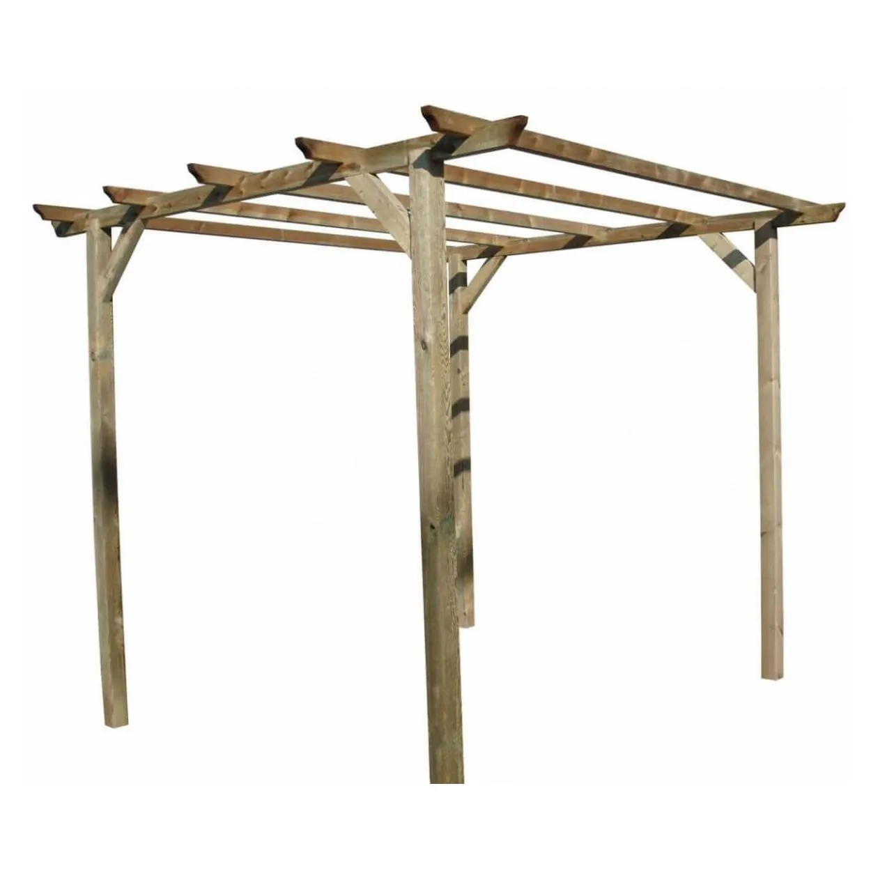 PERGOLA 300 X 300 - MARRONE