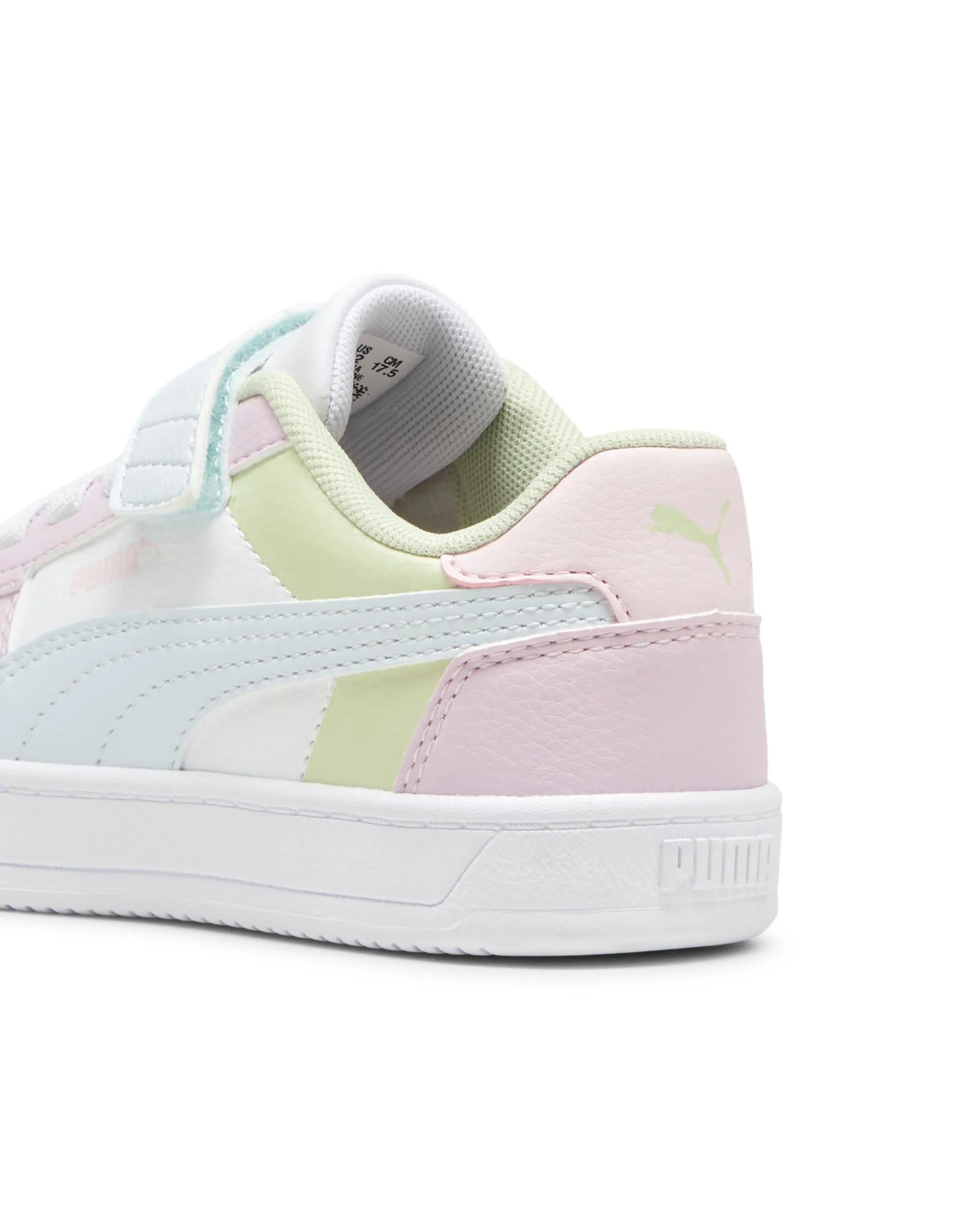 Puma Caven 2.0 Block Bianco Bambina