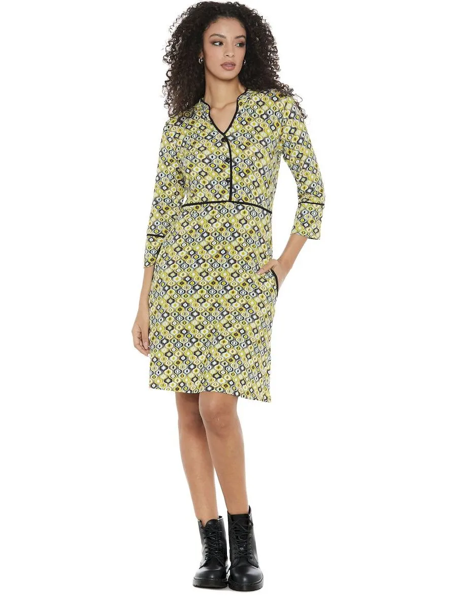 S24D26 - Vestito corto Sunny Psychotria Baba Design
