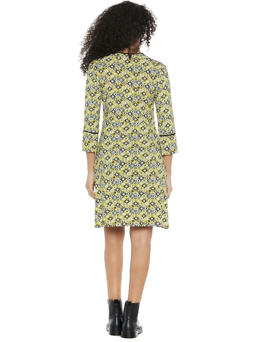 S24D26 - Vestito corto Sunny Psychotria Baba Design