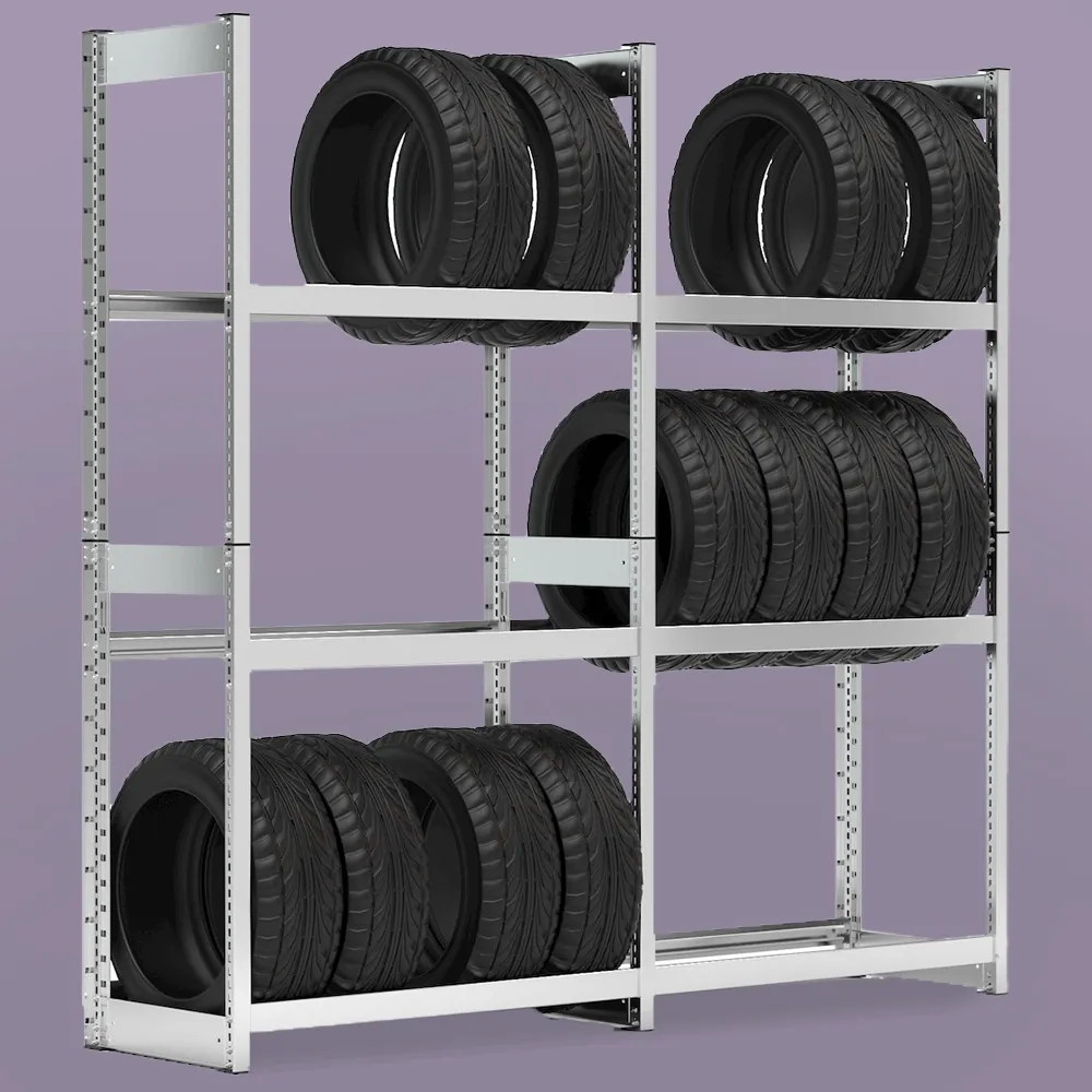 Scaffale porta pneumatici a 2 campate ST2002 Fami 