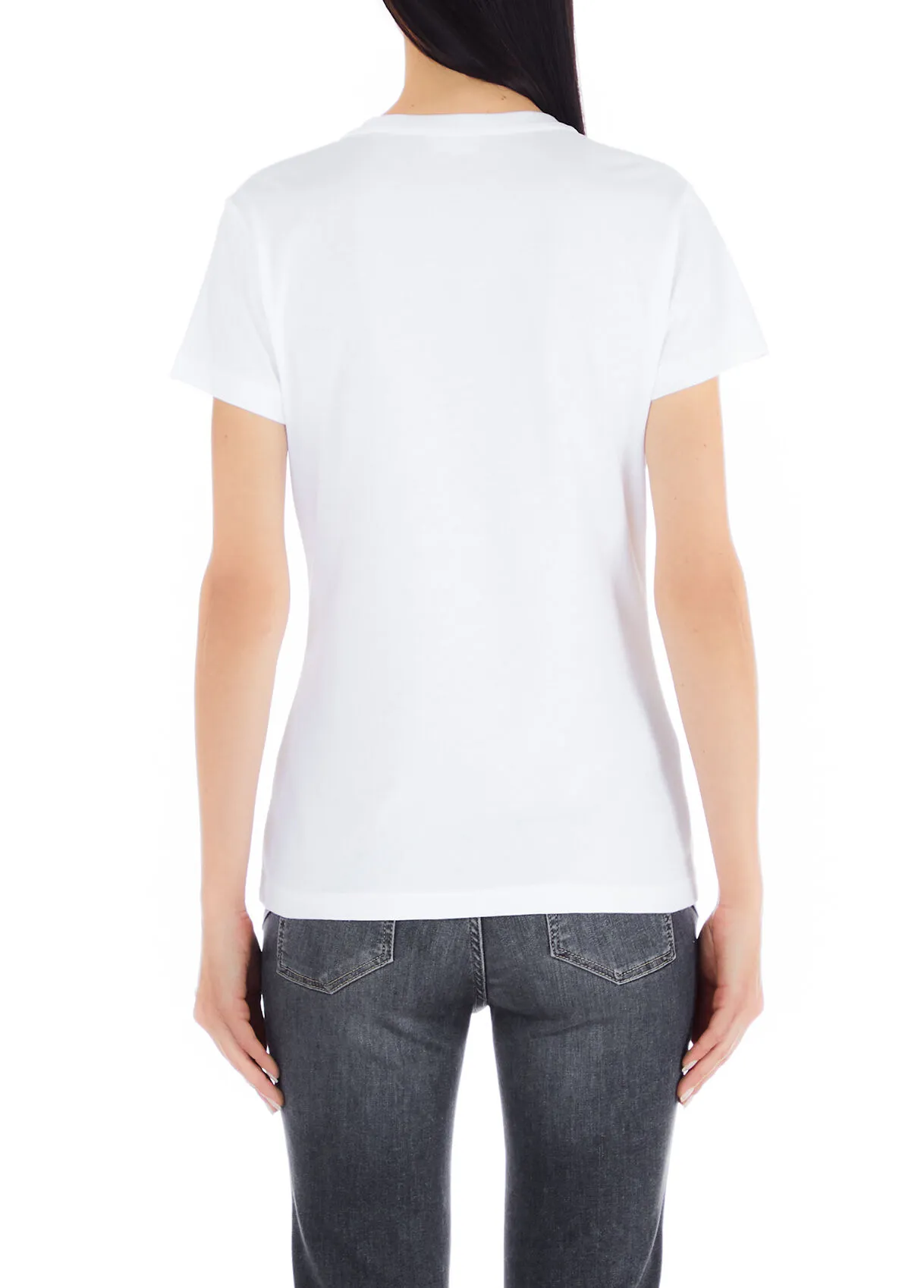 T-shirt Liu Jo Better con cuore e strass