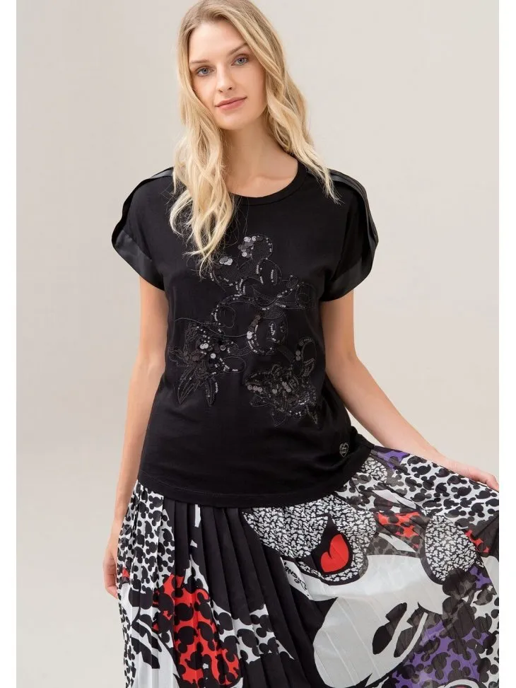 T-SHIRT TOPOLINO PAILLETTES