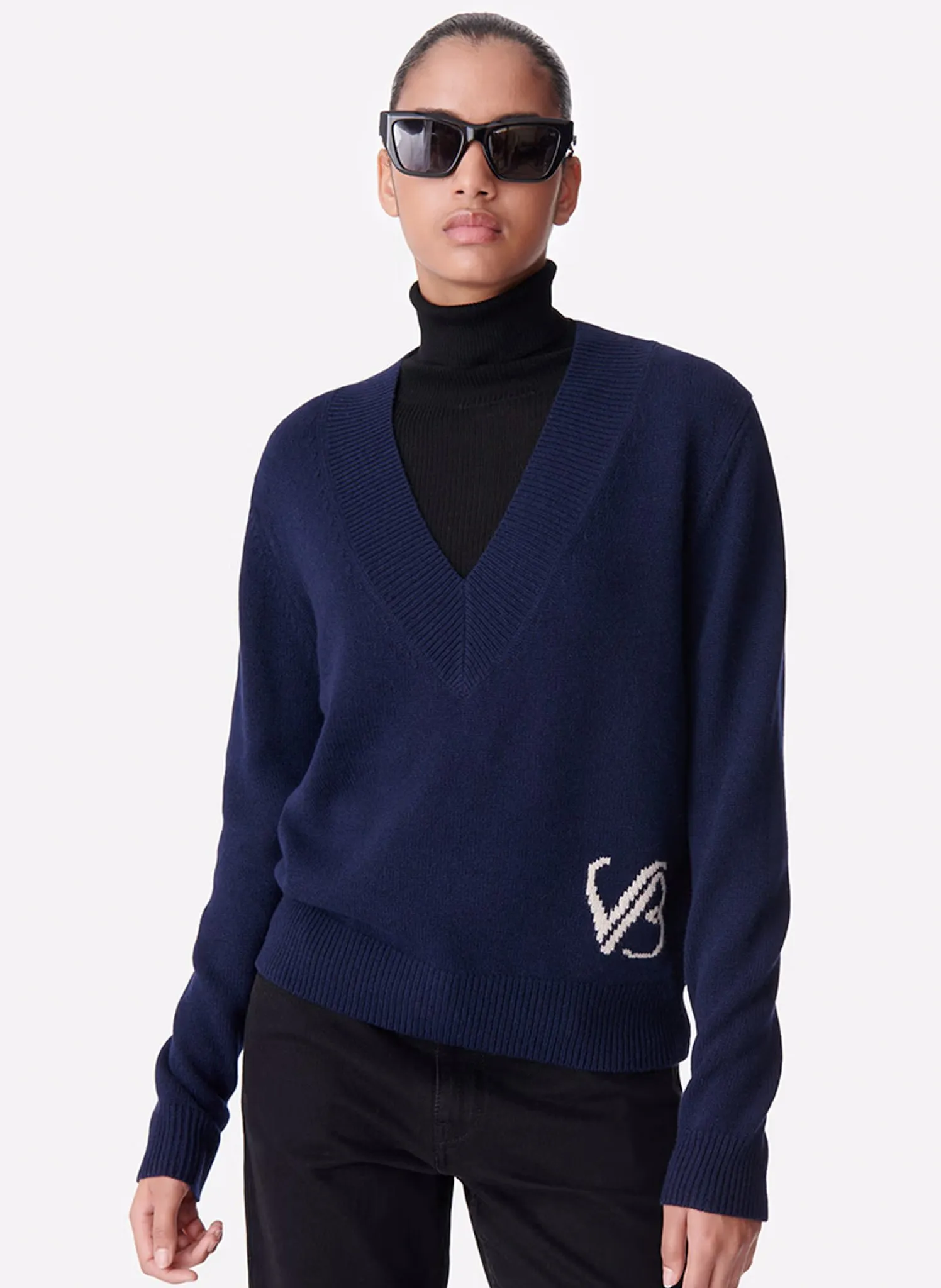  VANESSA BRUNO   DITTY - Pullover dritto in lana | Blu