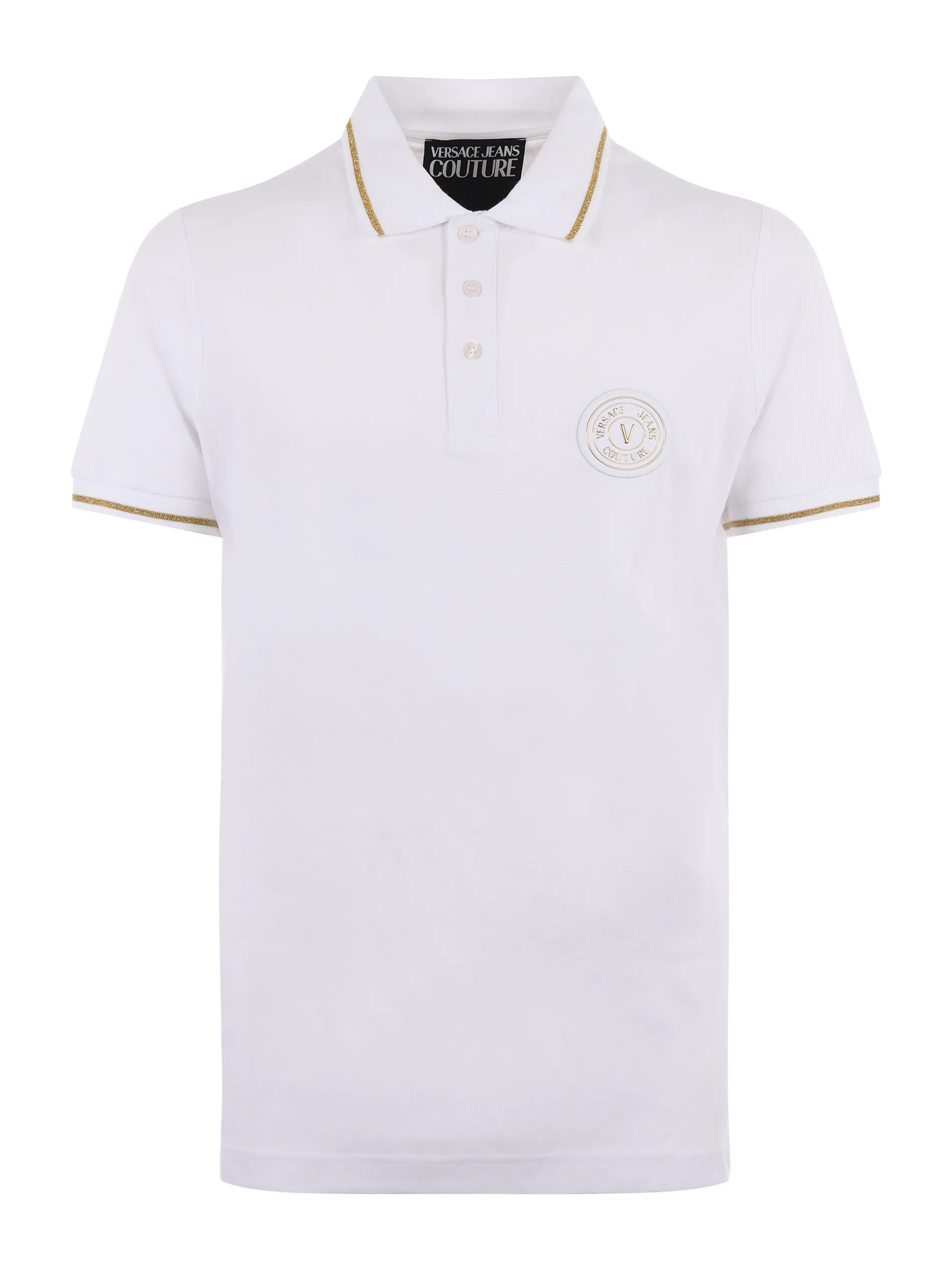  VERSACE JEANS Polo Versace Jeans Couture in piquet di cotoneDisponibile Store Scafati