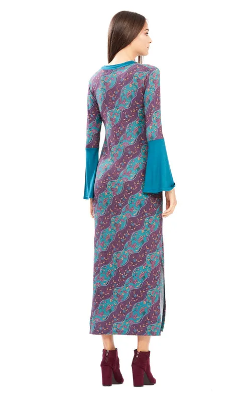 W21D12 - Vestito Lungo Pink Moon Baba Design