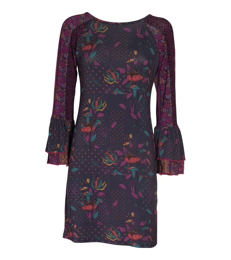W21D29 - Vestito corto Purple Rain Baba Design