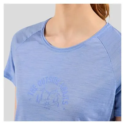 Women's Oldo Ride 365 Performance Wool 130 Beige Technical T-Shirt